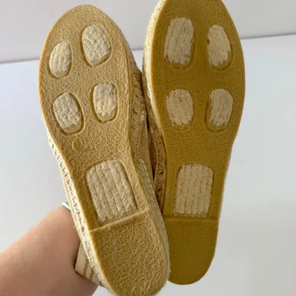 Tory Burch Tan and Orange Espadrilles NWOT - Picture 10 of 10